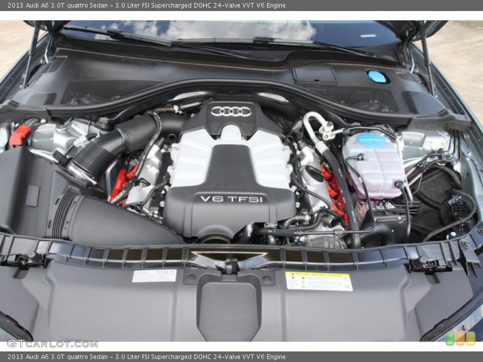 3.0 Liter FSI Supercharged DOHC 24-Valve VVT V6 Engine for the 2013 Audi A6 #70421344