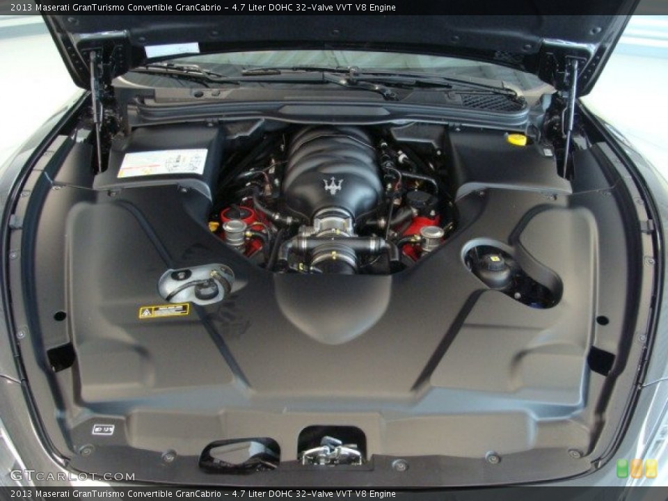 4.7 Liter DOHC 32-Valve VVT V8 Engine for the 2013 Maserati GranTurismo Convertible #70444552