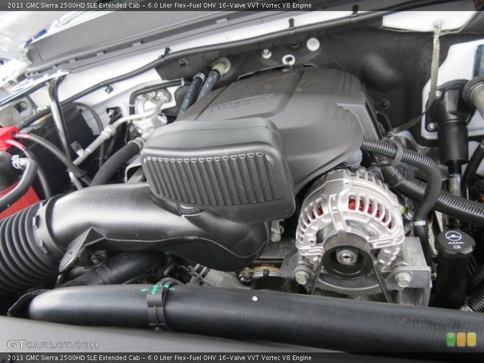 6.0 Liter Flex-Fuel OHV 16-Valve VVT Vortec V8 Engine for the 2013 GMC Sierra 2500HD #70464250