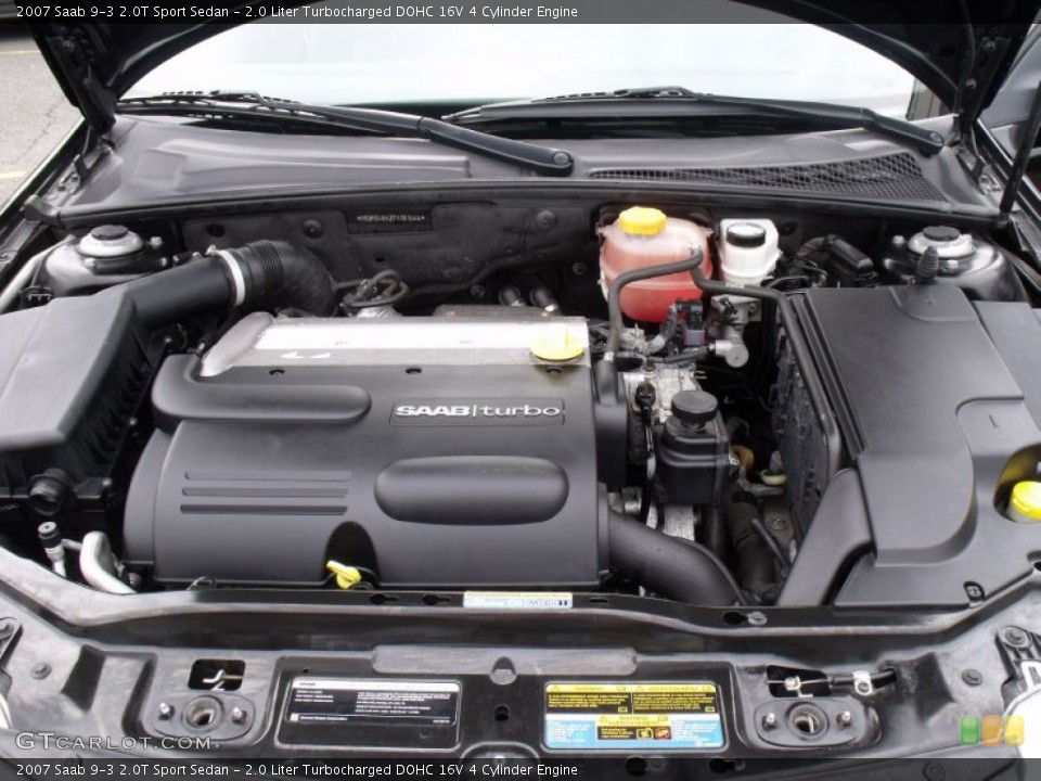 2.0 Liter Turbocharged DOHC 16V 4 Cylinder Engine for the 2007 Saab 9-3 #70467112