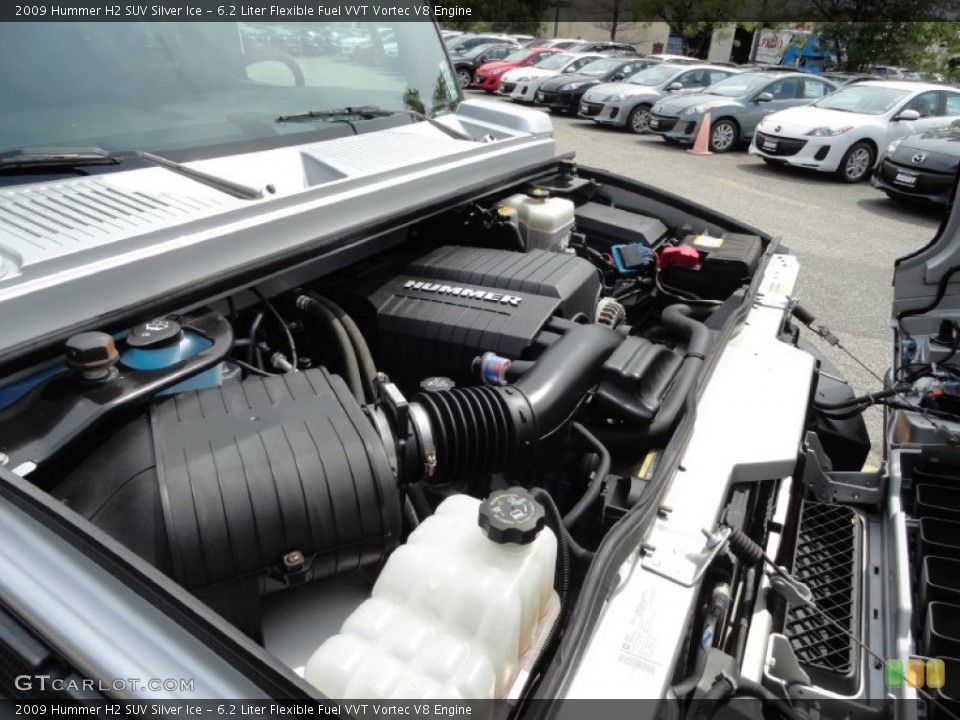 6.2 Liter Flexible Fuel VVT Vortec V8 Engine for the 2009 Hummer H2 #70467769