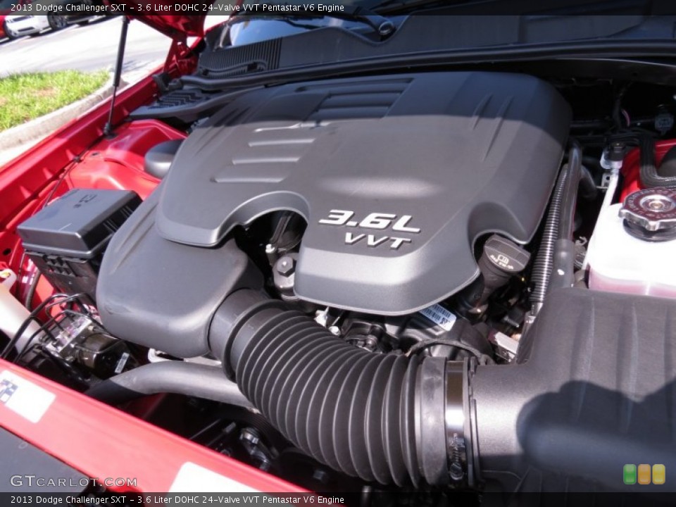 3.6 Liter DOHC 24-Valve VVT Pentastar V6 Engine for the 2013 Dodge Challenger #70481897