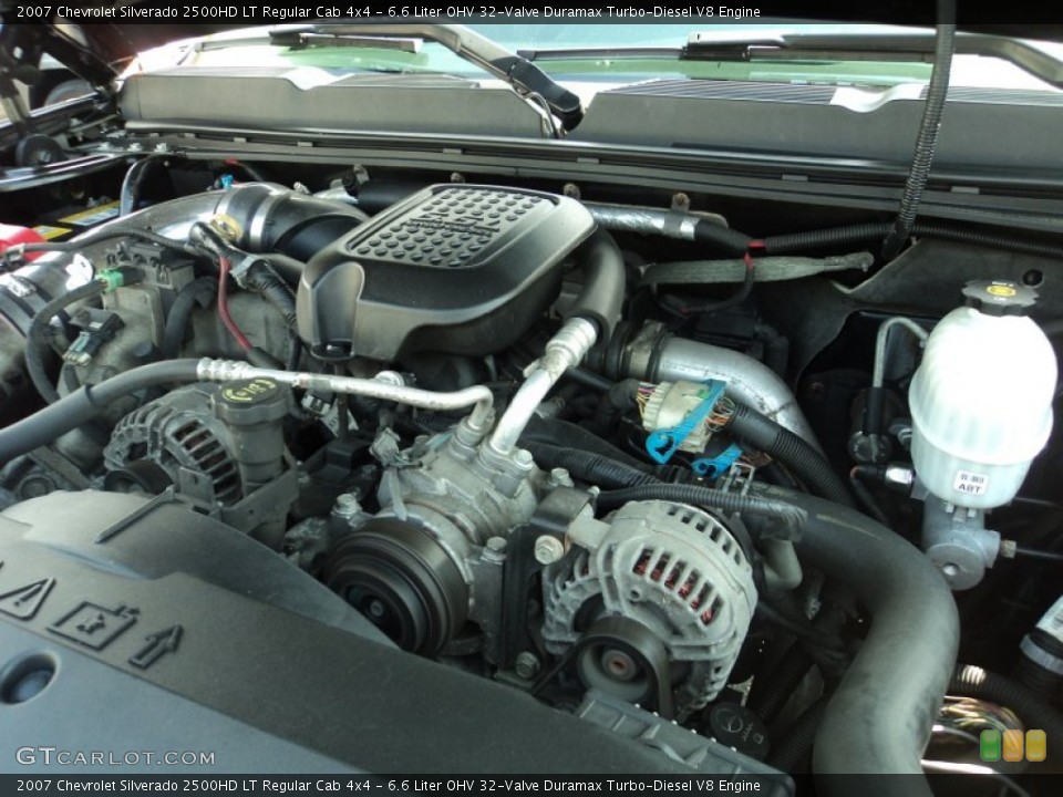 6.6 Liter OHV 32-Valve Duramax Turbo-Diesel V8 Engine for the 2007 Chevrolet Silverado 2500HD #70482584