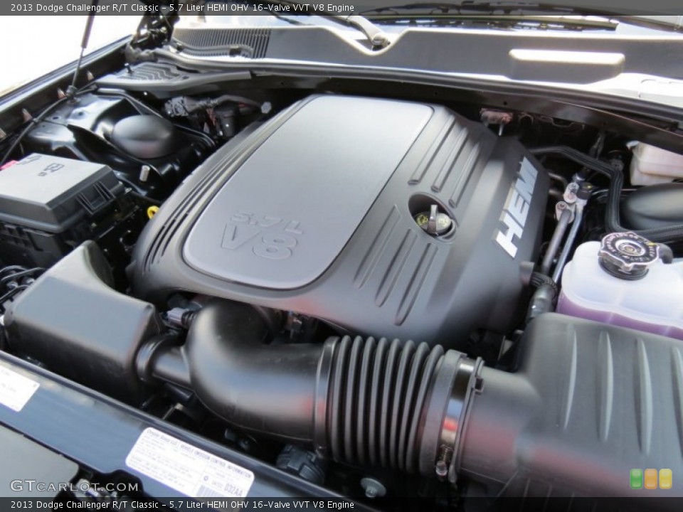 5.7 Liter HEMI OHV 16-Valve VVT V8 Engine for the 2013 Dodge Challenger #70483160