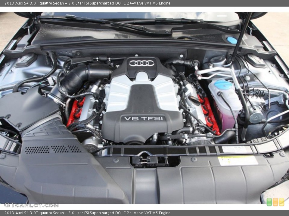 3.0 Liter FSI Supercharged DOHC 24-Valve VVT V6 Engine for the 2013 Audi S4 #70495325