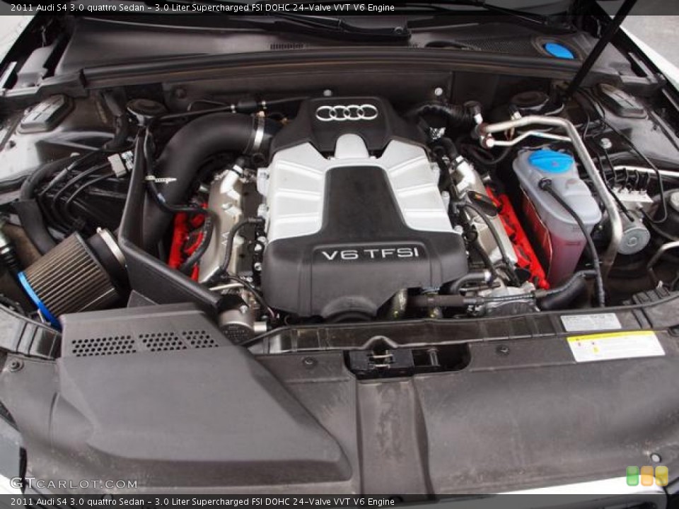 3.0 Liter Supercharged FSI DOHC 24-Valve VVT V6 Engine for the 2011 Audi S4 #70510478