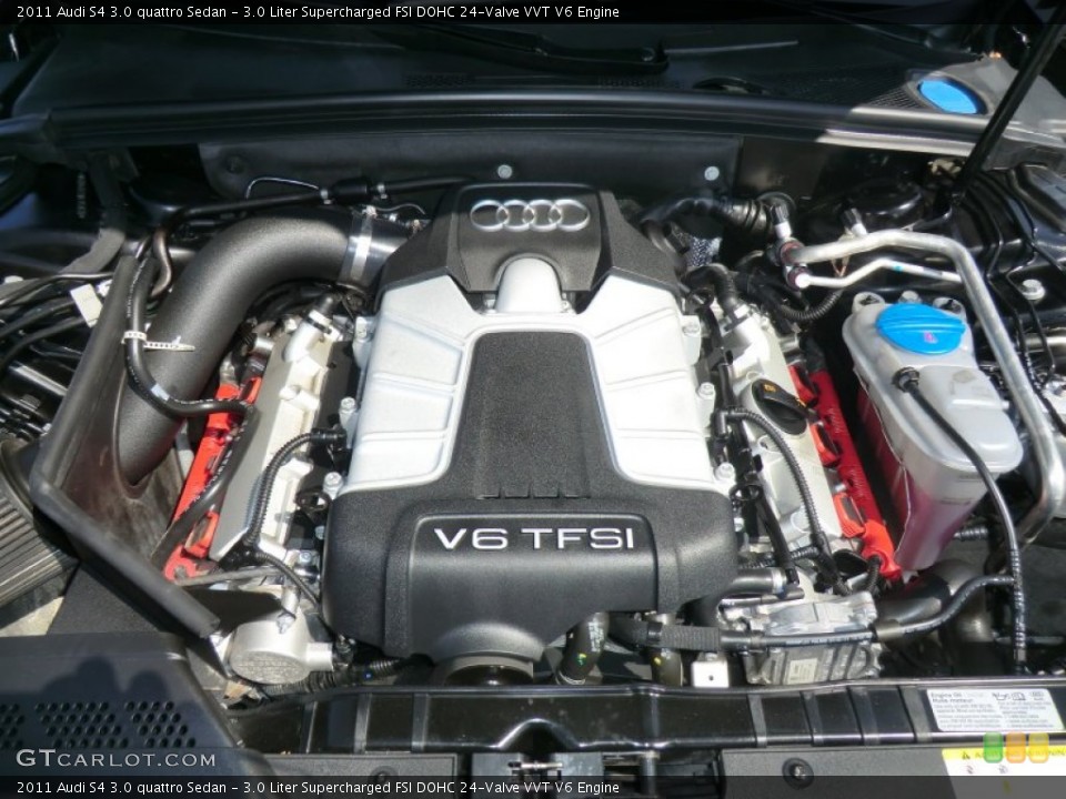 3.0 Liter Supercharged FSI DOHC 24-Valve VVT V6 Engine for the 2011 Audi S4 #70510729