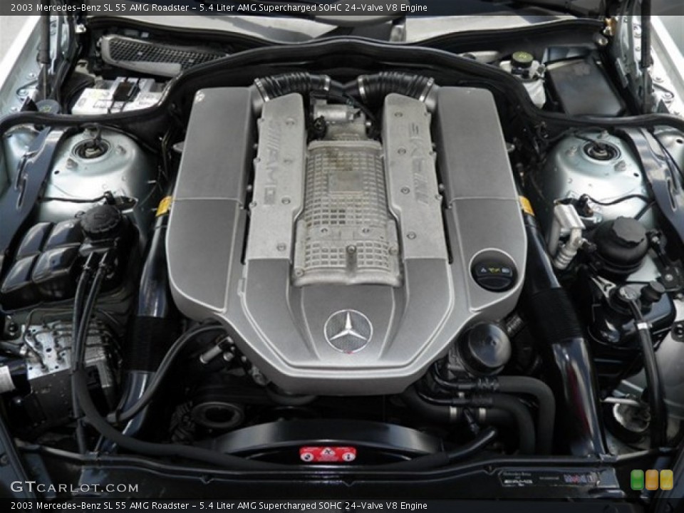 5.4 Liter AMG Supercharged SOHC 24-Valve V8 Engine for the 2003 Mercedes-Benz SL #70513734