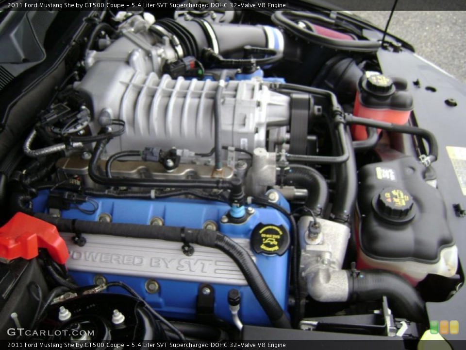 5.4 Liter SVT Supercharged DOHC 32-Valve V8 Engine for the 2011 Ford Mustang #70525815