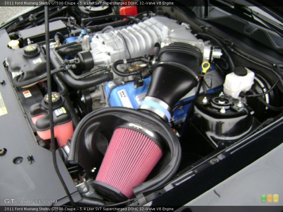 5.4 Liter SVT Supercharged DOHC 32-Valve V8 Engine for the 2011 Ford Mustang #70525842
