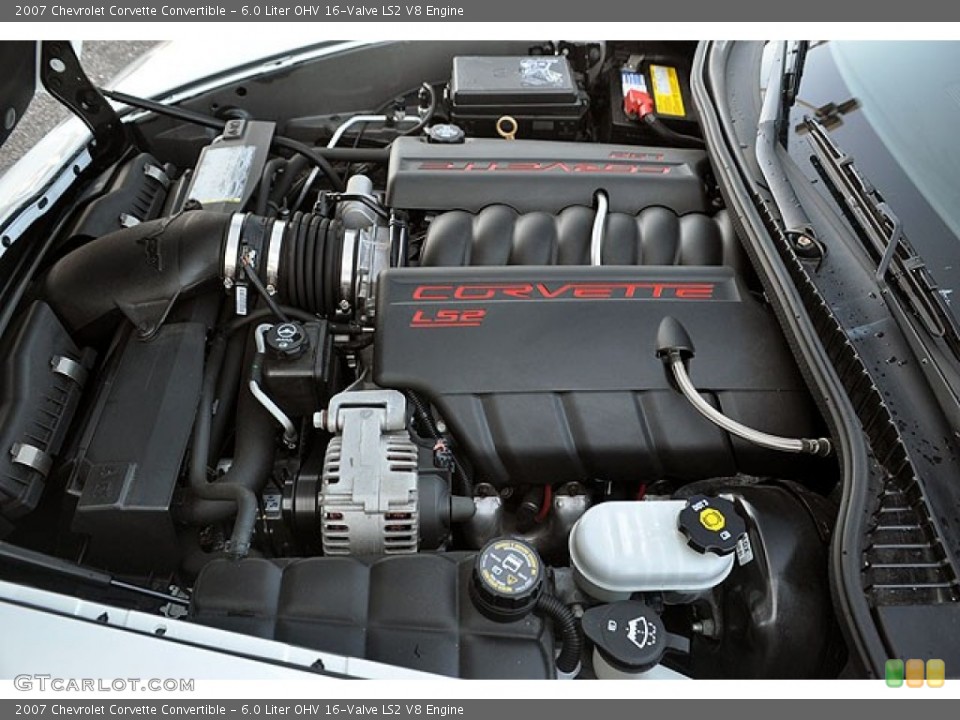 6.0 Liter OHV 16-Valve LS2 V8 Engine for the 2007 Chevrolet Corvette #70562481