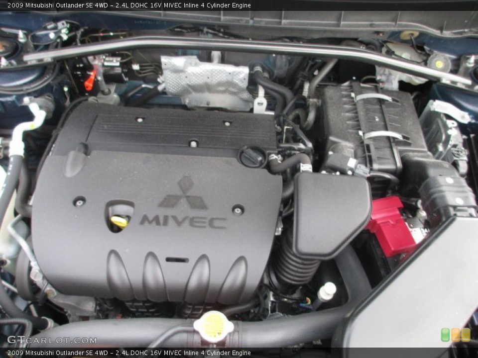 2.4L DOHC 16V MIVEC Inline 4 Cylinder Engine for the 2009 Mitsubishi Outlander #70573368