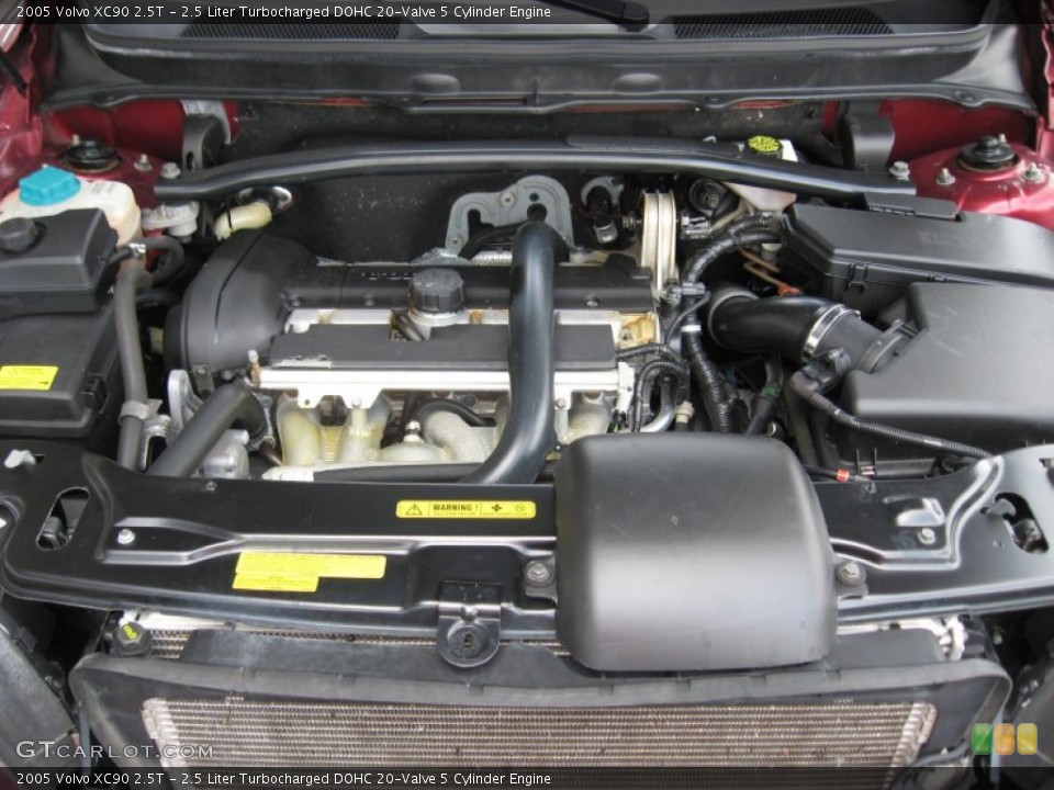 2.5 Liter Turbocharged DOHC 20-Valve 5 Cylinder Engine for the 2005 Volvo XC90 #70581810