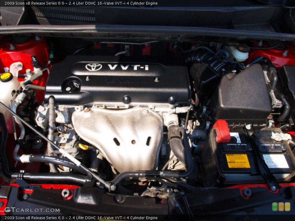 2.4 Liter DOHC 16-Valve VVT-i 4 Cylinder Engine for the 2009 Scion xB #70588425