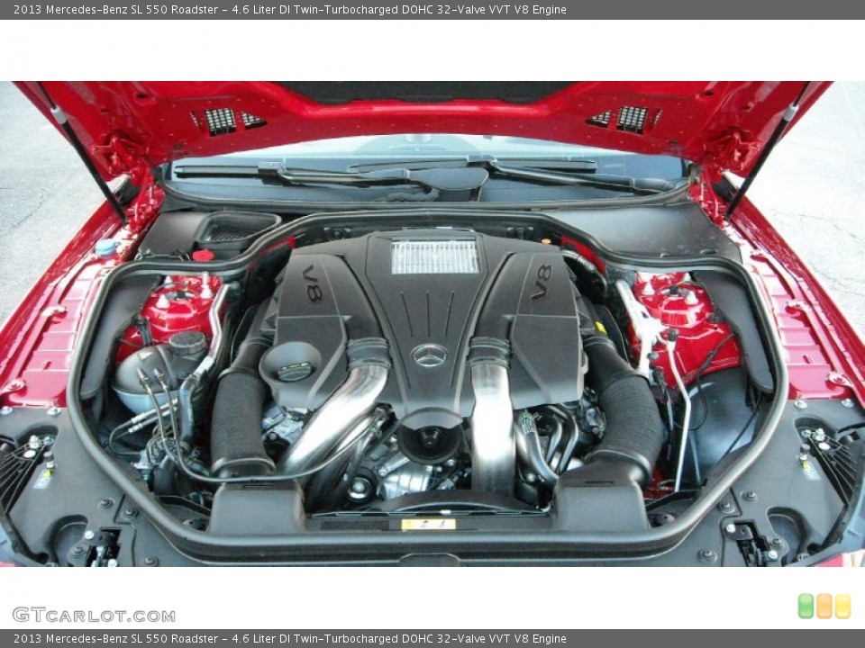 4.6 Liter DI Twin-Turbocharged DOHC 32-Valve VVT V8 Engine for the 2013 Mercedes-Benz SL #70594659