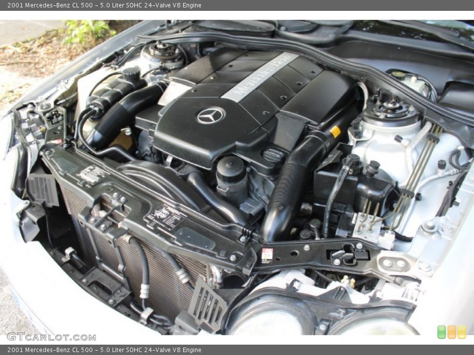5.0 Liter SOHC 24-Valve V8 Engine for the 2001 Mercedes-Benz CL #70608702