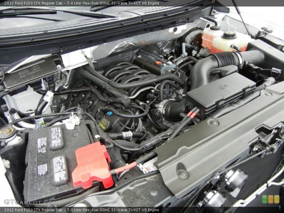 5.0 Liter Flex-Fuel DOHC 32-Valve Ti-VCT V8 Engine for the 2012 Ford F150 #70633198