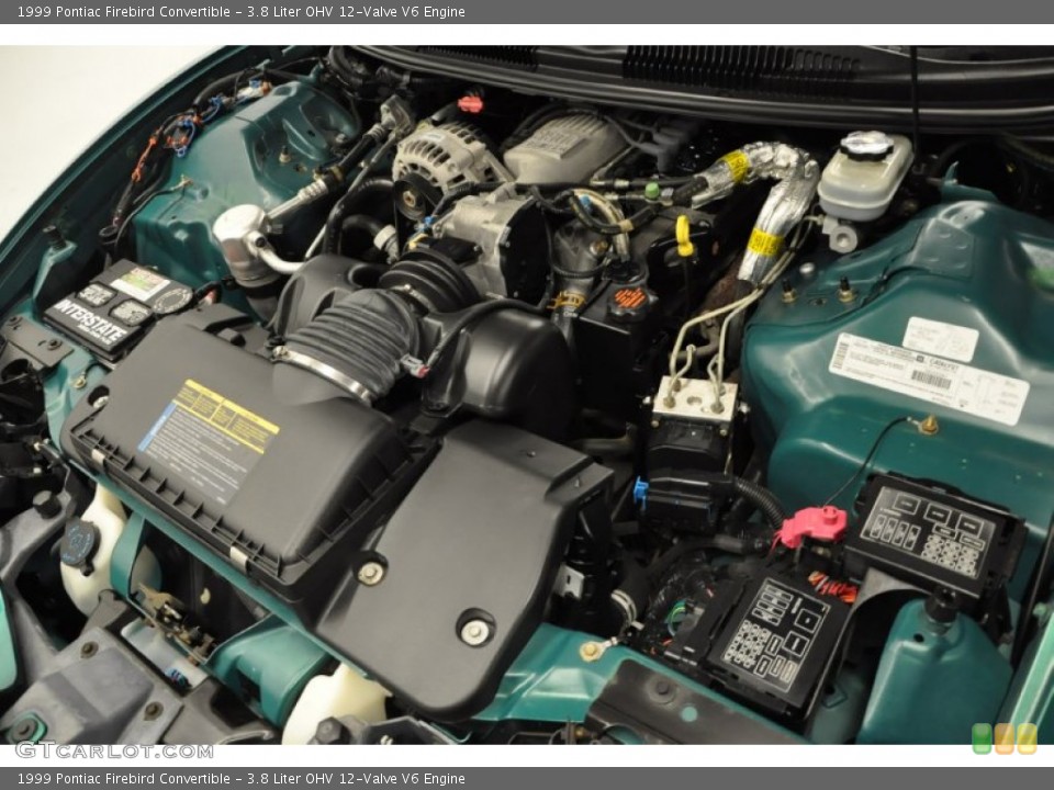 3.8 Liter OHV 12-Valve V6 1999 Pontiac Firebird Engine