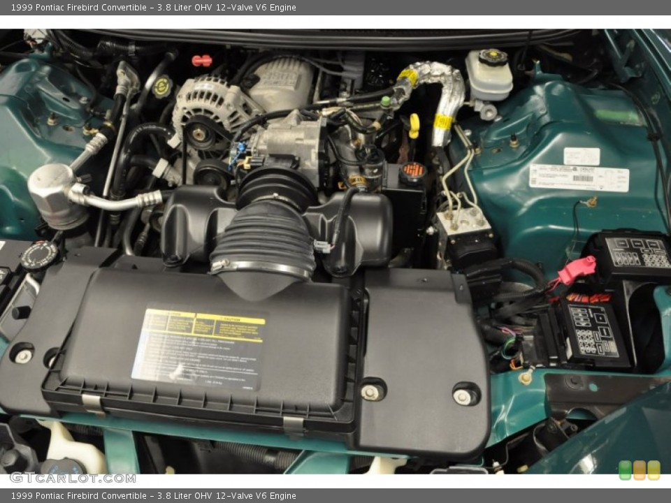 3.8 Liter OHV 12-Valve V6 Engine for the 1999 Pontiac Firebird #70634041