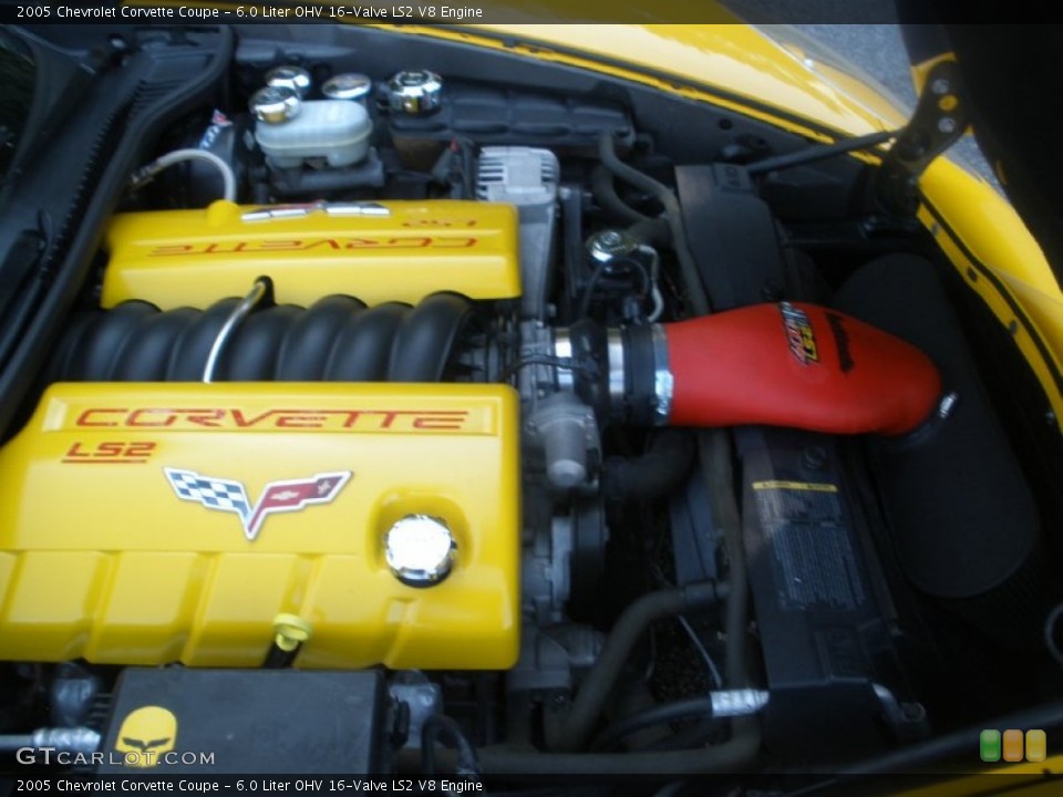 6.0 Liter OHV 16-Valve LS2 V8 Engine for the 2005 Chevrolet Corvette #70646848