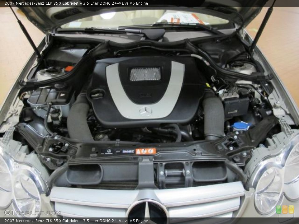 3.5 Liter DOHC 24-Valve V6 2007 Mercedes-Benz CLK Engine