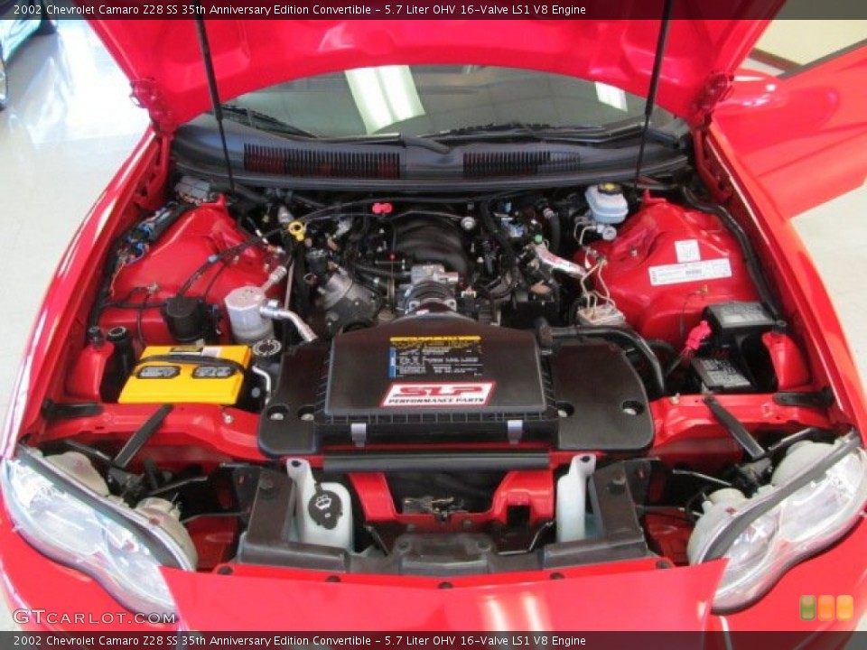 5.7 Liter OHV 16-Valve LS1 V8 Engine for the 2002 Chevrolet Camaro #70648993