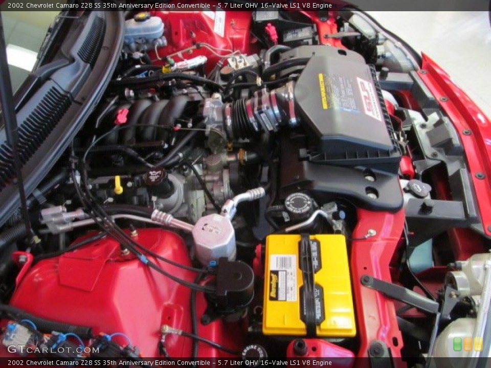 5.7 Liter OHV 16-Valve LS1 V8 Engine for the 2002 Chevrolet Camaro #70649011