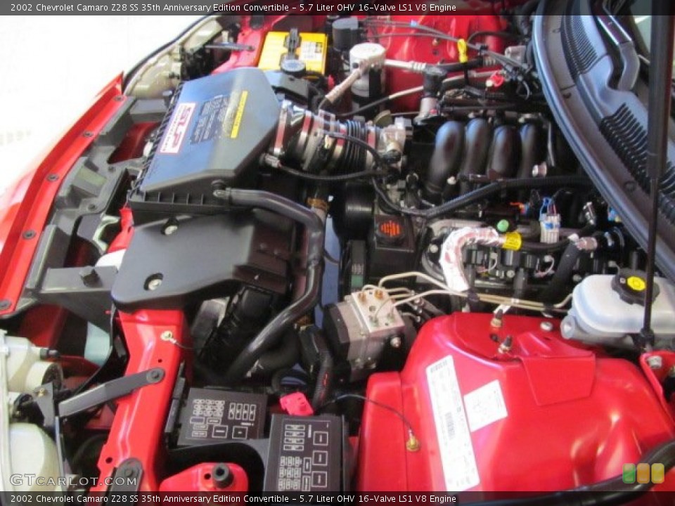 5.7 Liter OHV 16-Valve LS1 V8 Engine for the 2002 Chevrolet Camaro #70649263