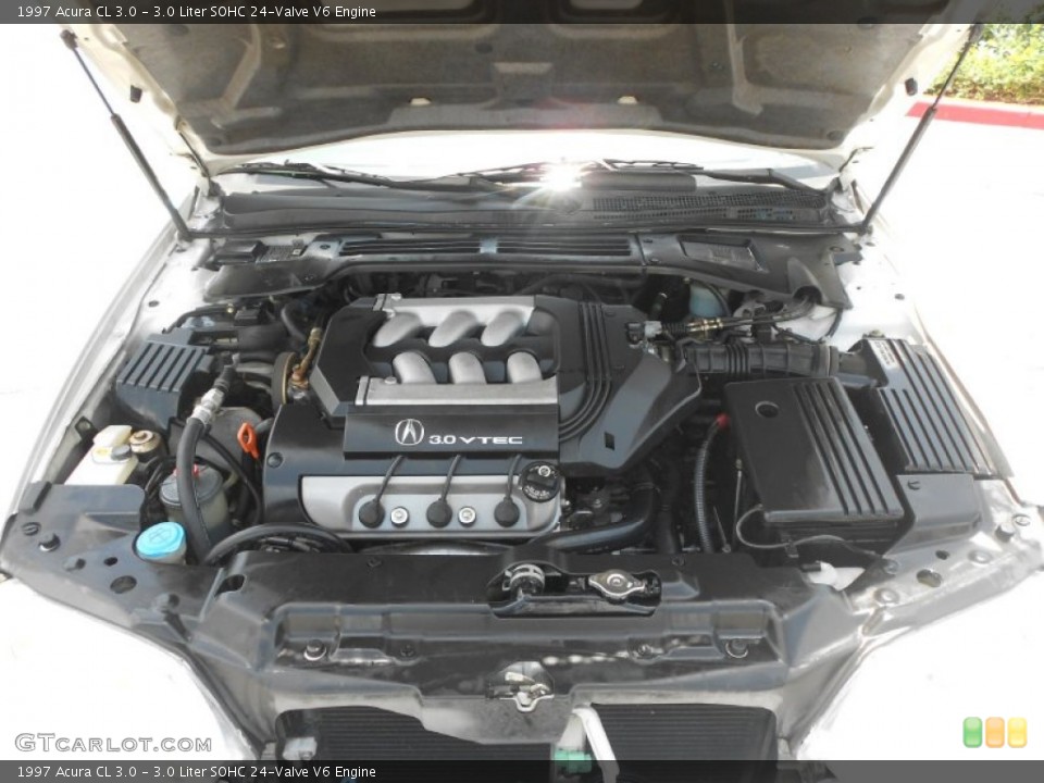 3.0 Liter SOHC 24-Valve V6 1997 Acura CL Engine