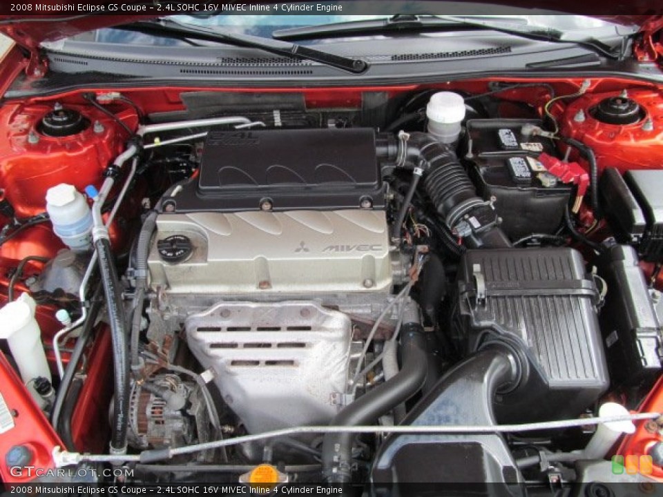 2.4L SOHC 16V MIVEC Inline 4 Cylinder Engine for the 2008 Mitsubishi Eclipse #70672123
