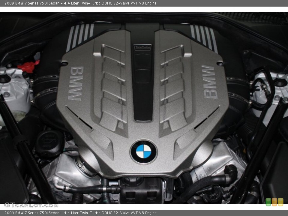 4.4 Liter Twin-Turbo DOHC 32-Valve VVT V8 Engine for the 2009 BMW 7 Series #70698389