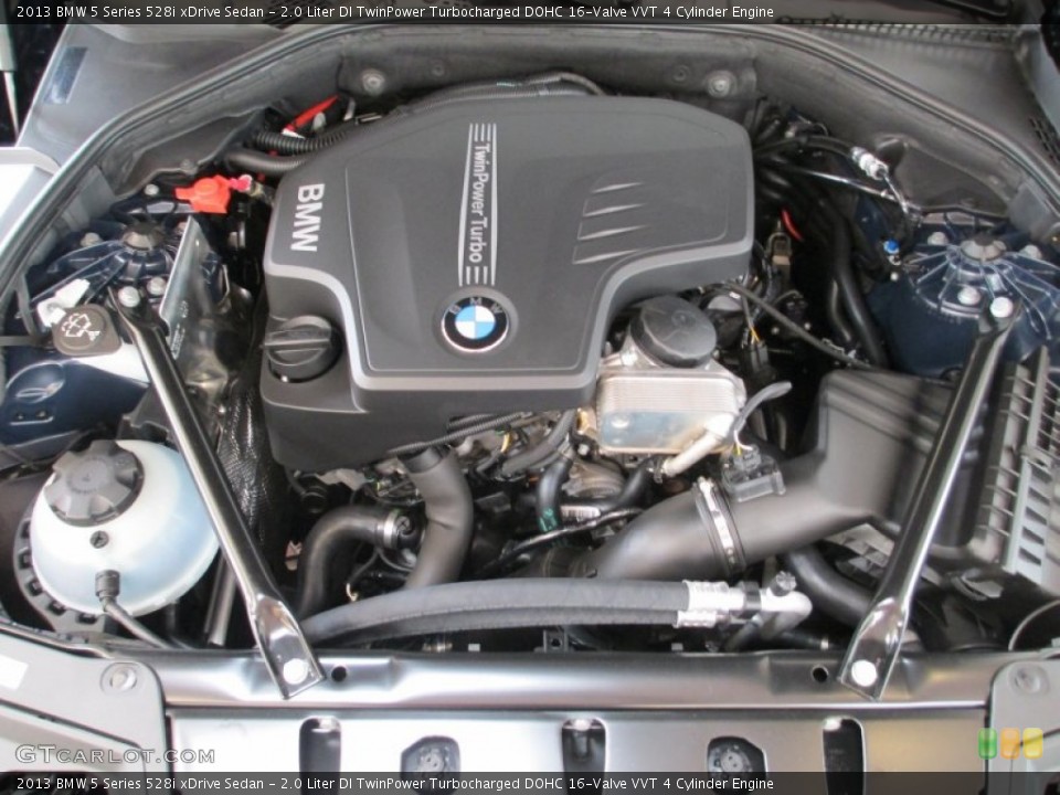 2.0 Liter DI TwinPower Turbocharged DOHC 16-Valve VVT 4 Cylinder Engine for the 2013 BMW 5 Series #70713725