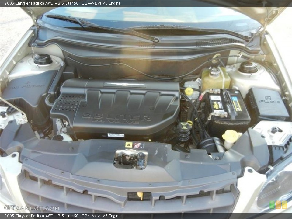 3.5 Liter SOHC 24-Valve V6 2005 Chrysler Pacifica Engine