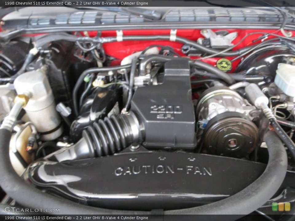 2.2 Liter OHV 8-Valve 4 Cylinder Engine for the 1998 Chevrolet S10 #70726067