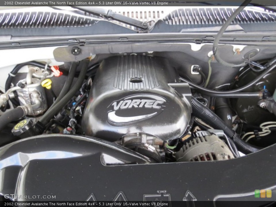5.3 Liter OHV 16-Valve Vortec V8 Engine for the 2002 Chevrolet Avalanche #70728491