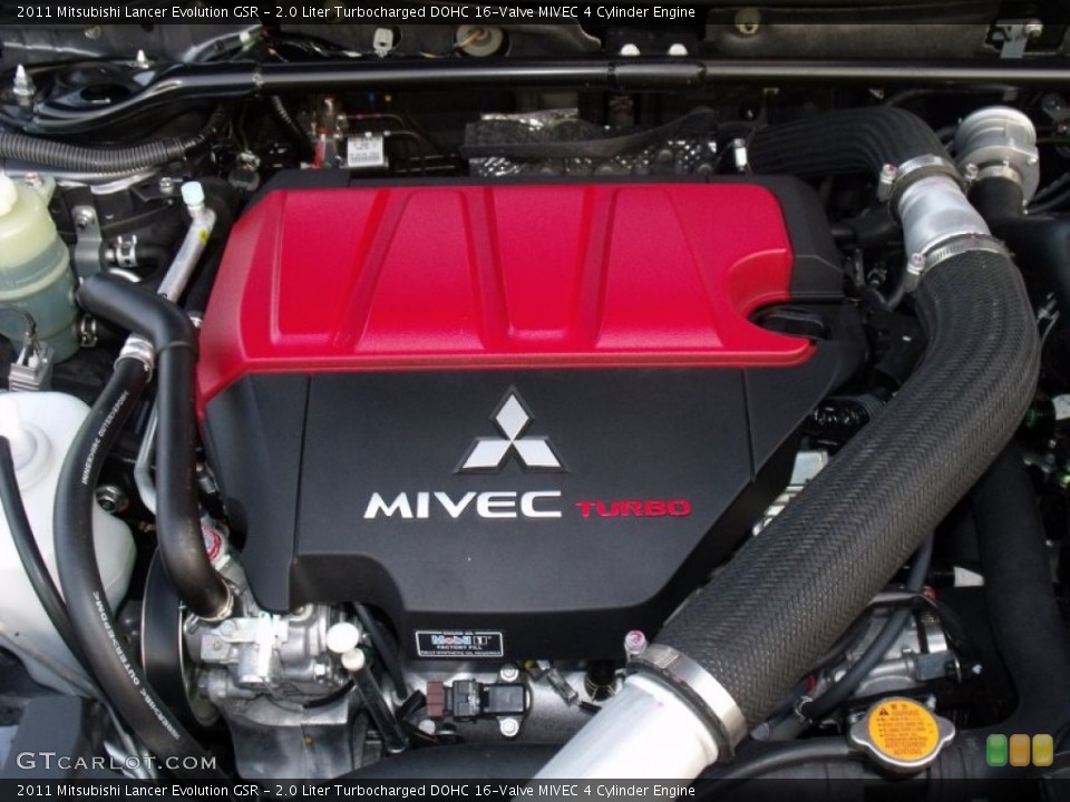 2.0 Liter Turbocharged DOHC 16-Valve MIVEC 4 Cylinder Engine for the 2011 Mitsubishi Lancer Evolution #70751408