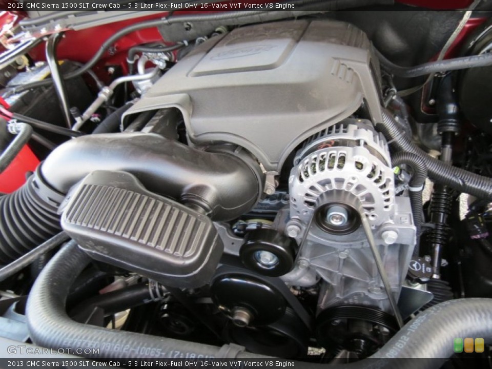 5.3 Liter Flex-Fuel OHV 16-Valve VVT Vortec V8 Engine for the 2013 GMC Sierra 1500 #70759439