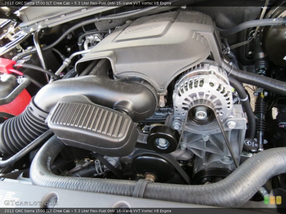 5.3 Liter Flex-Fuel OHV 16-Valve VVT Vortec V8 Engine for the 2013 GMC Sierra 1500 #70759904
