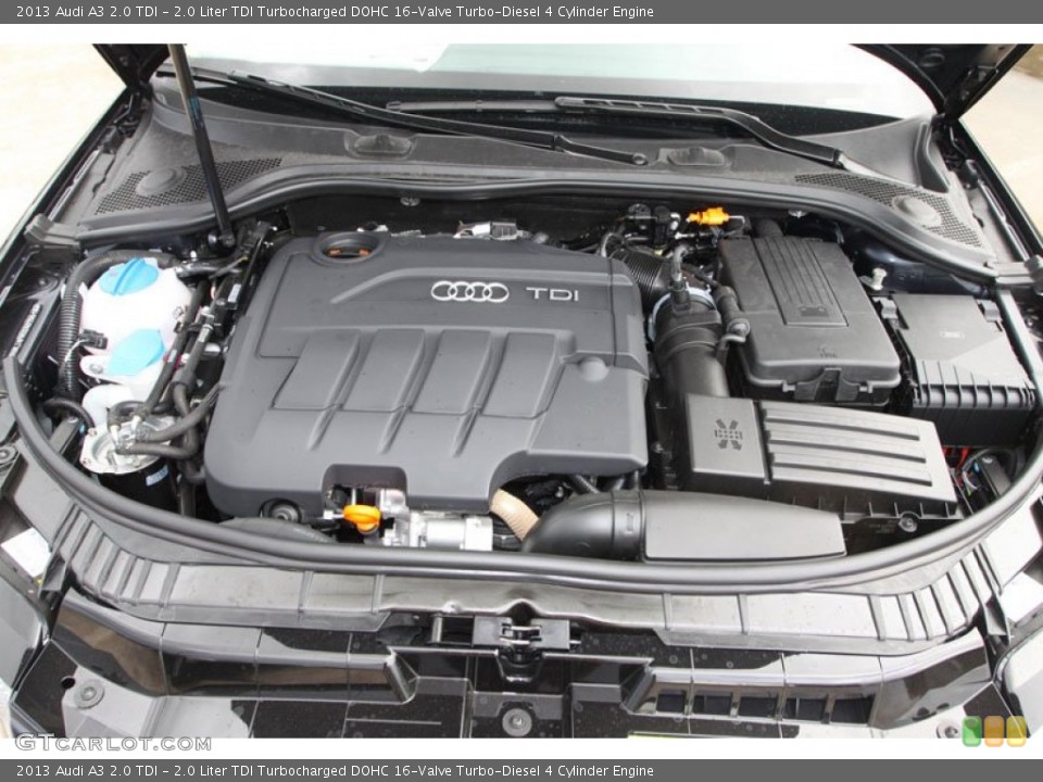2.0 Liter TDI Turbocharged DOHC 16-Valve Turbo-Diesel 4 Cylinder Engine for the 2013 Audi A3 #70762886