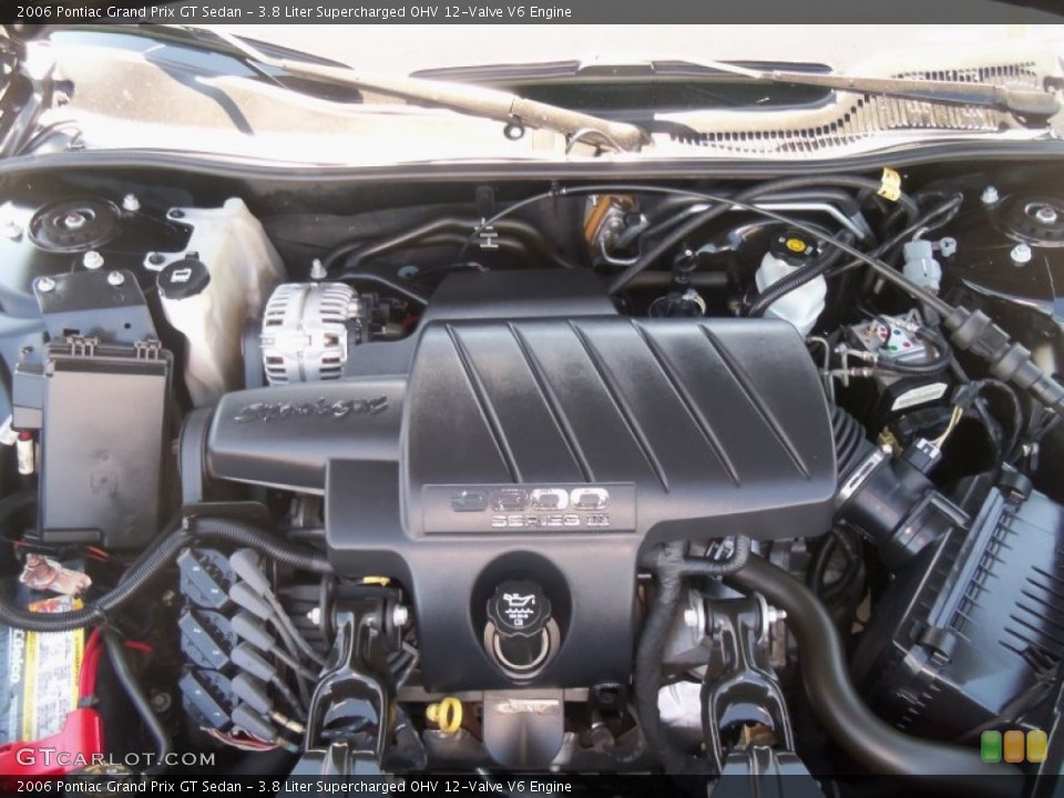 3.8 Liter Supercharged OHV 12-Valve V6 Engine for the 2006 Pontiac Grand Prix #70767215