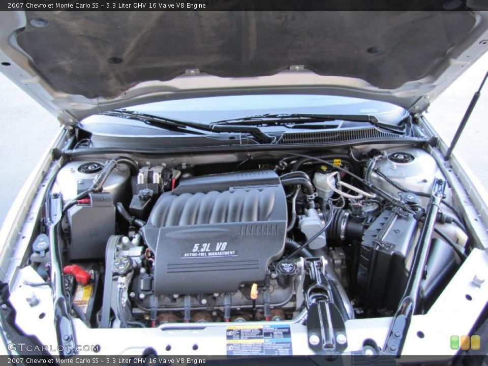 5.3 Liter OHV 16 Valve V8 Engine for the 2007 Chevrolet Monte Carlo #70769207