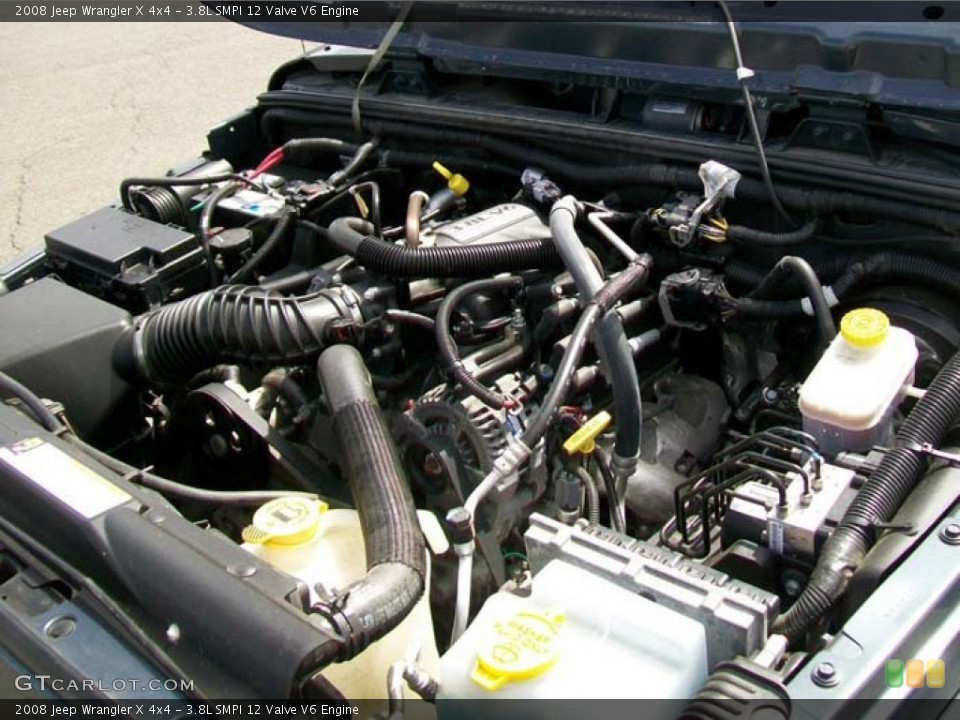 3.8L SMPI 12 Valve V6 Engine for the 2008 Jeep Wrangler #70778522