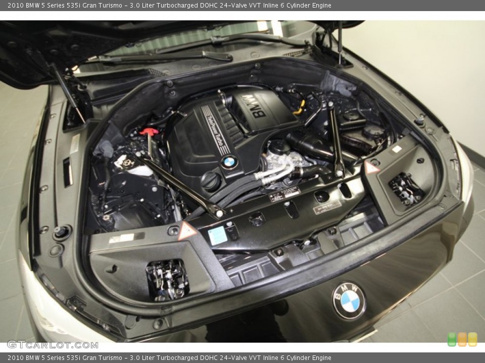3.0 Liter Turbocharged DOHC 24-Valve VVT Inline 6 Cylinder Engine for the 2010 BMW 5 Series #70779222