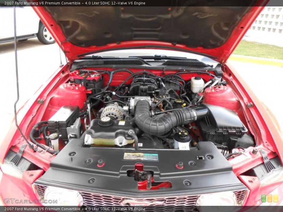 4.0 Liter SOHC 12-Valve V6 Engine for the 2007 Ford Mustang #70780883