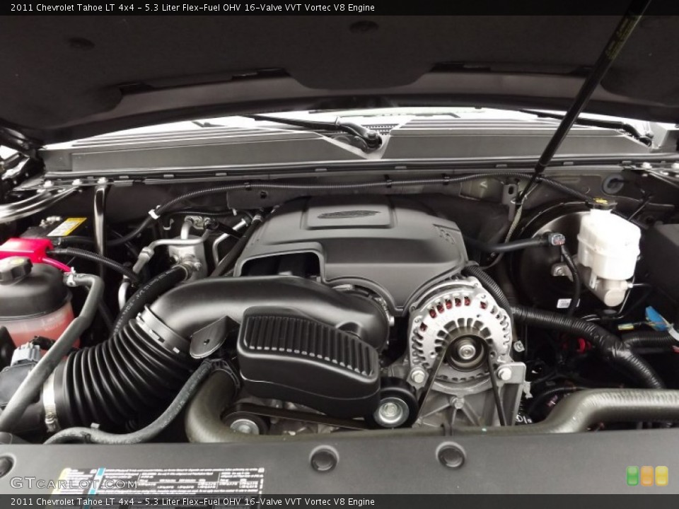 5.3 Liter Flex-Fuel OHV 16-Valve VVT Vortec V8 Engine for the 2011 Chevrolet Tahoe #70785782