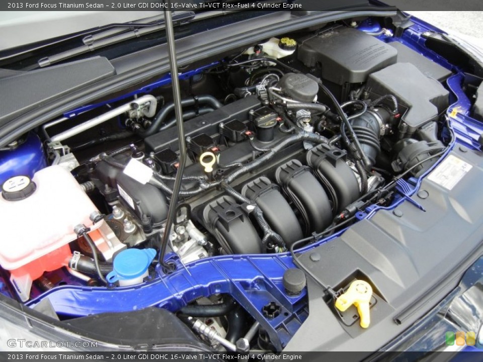 2.0 Liter GDI DOHC 16-Valve Ti-VCT Flex-Fuel 4 Cylinder Engine for the 2013 Ford Focus #70787795