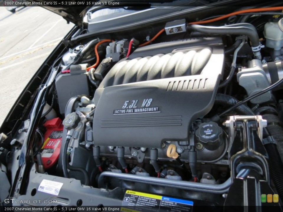 5.3 Liter OHV 16 Valve V8 Engine for the 2007 Chevrolet Monte Carlo #70804049
