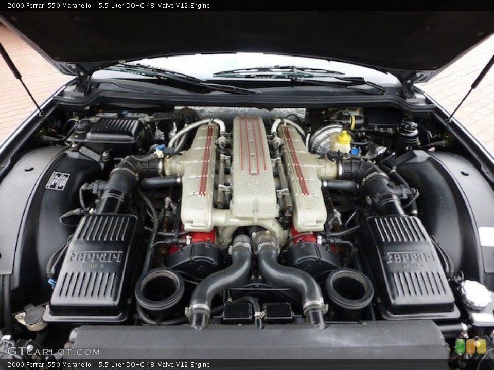 5.5 Liter DOHC 48-Valve V12 Engine for the 2000 Ferrari 550 #70815110
