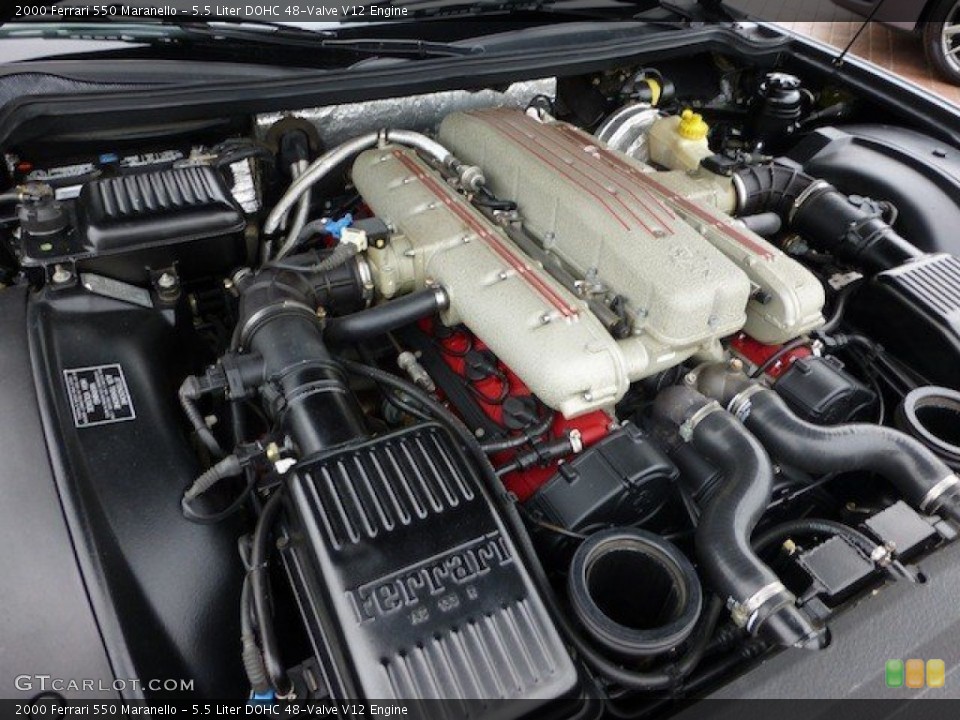 5.5 Liter DOHC 48-Valve V12 Engine for the 2000 Ferrari 550 #70815122