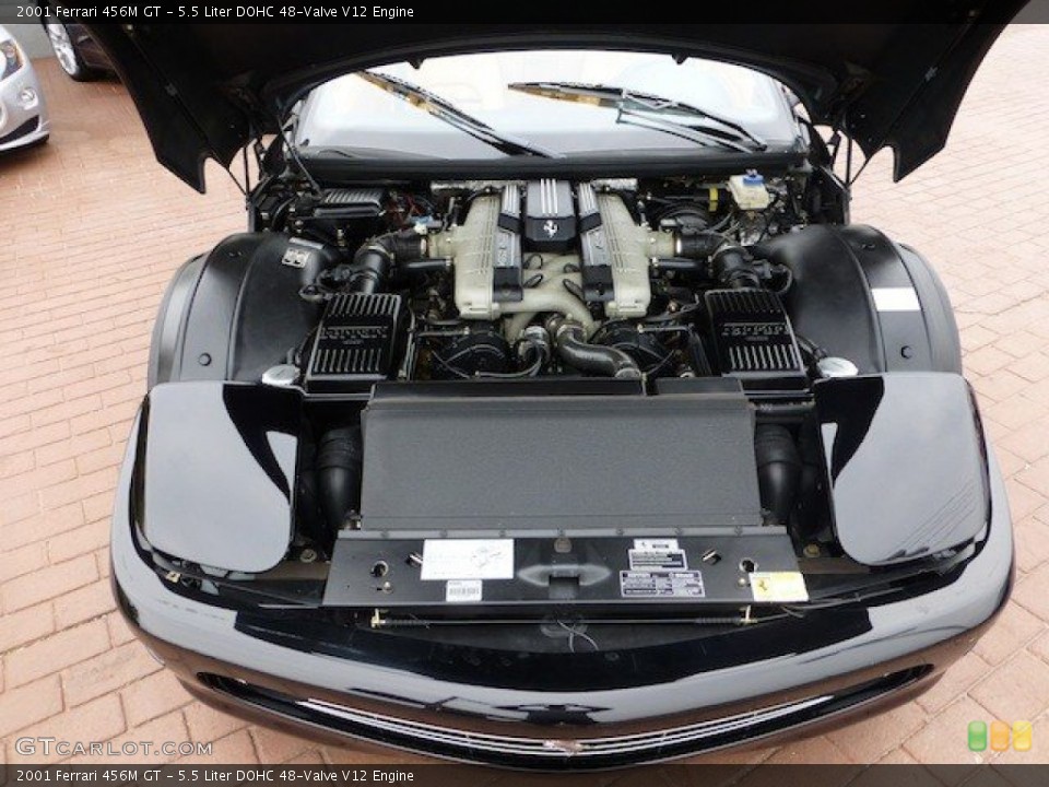 5.5 Liter DOHC 48-Valve V12 2001 Ferrari 456M Engine